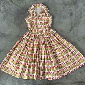 Bernie Dexter Lipstick Retro Dress XS *see measurements Rockabilly 50's Style